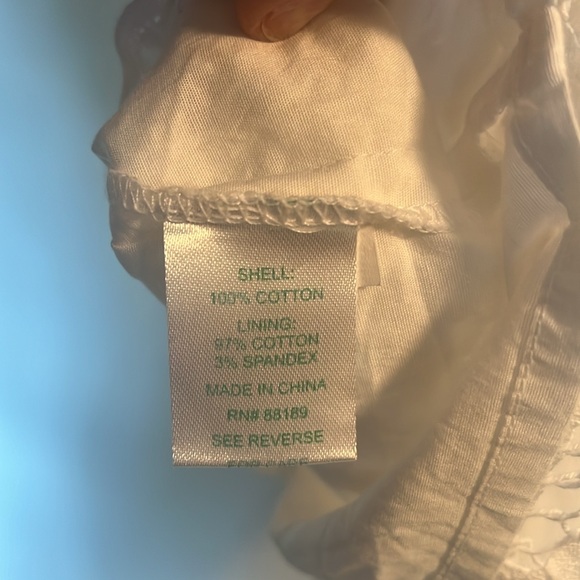 Lilly Pulitzer Mary Kate Battenburg White Lace Mini Dress S - Picture 10 of 10